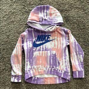 Nike Tie-Dye Sweatshirt Purple and Pink